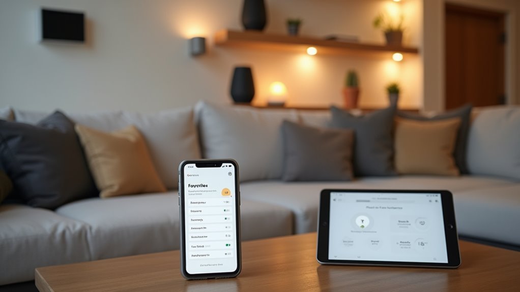 add smart home favorites